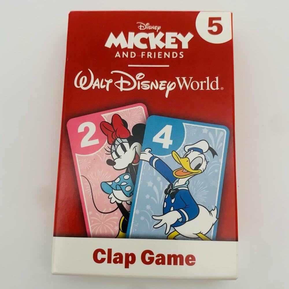 NEW Disney Mickey And Friends Clap Game Cards